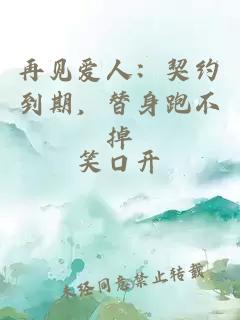 再見愛人：契約到期，替身跑不掉