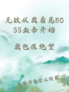 無敵從我看見BOSS血條開始