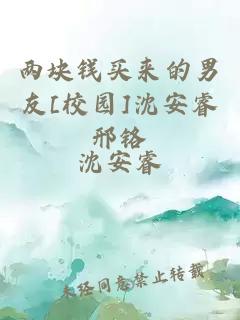 兩塊錢(qián)買(mǎi)來(lái)的男友[校園]沈安睿邢鉻