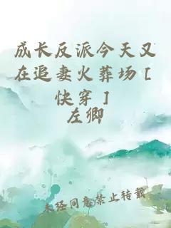成長(zhǎng)反派今天又在追妻火葬場(chǎng)［快穿］