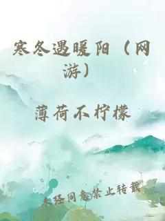 寒冬遇暖陽（網(wǎng)游）