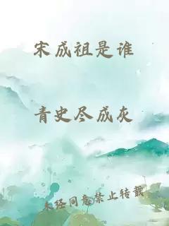 宋成祖是誰