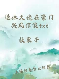 退休大佬在豪門興風作浪txt